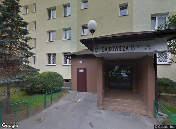 Ceny mieszkań Warszawa ul. A. Gajkowicza 13