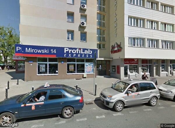Ceny transakcyjne mieszkań Warszawa pl. Mirowski 14